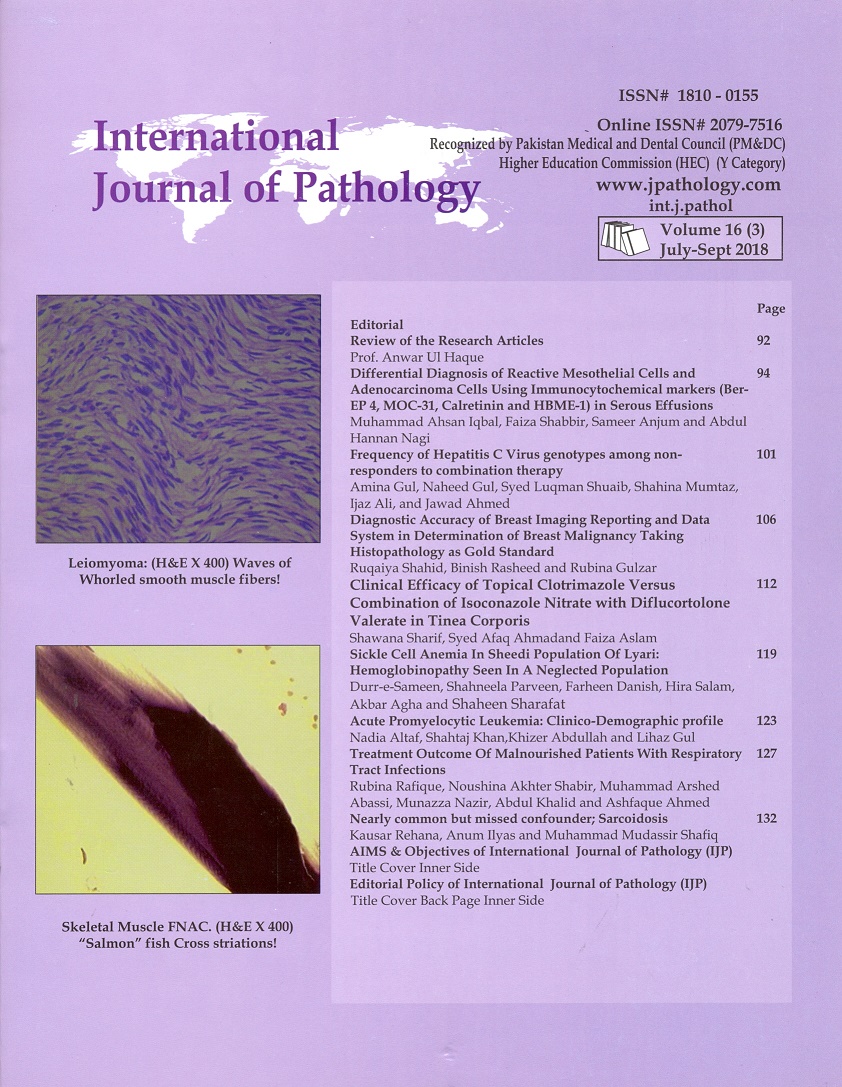 View Volume.16, Issue-3 (Jul-Sep 2018)