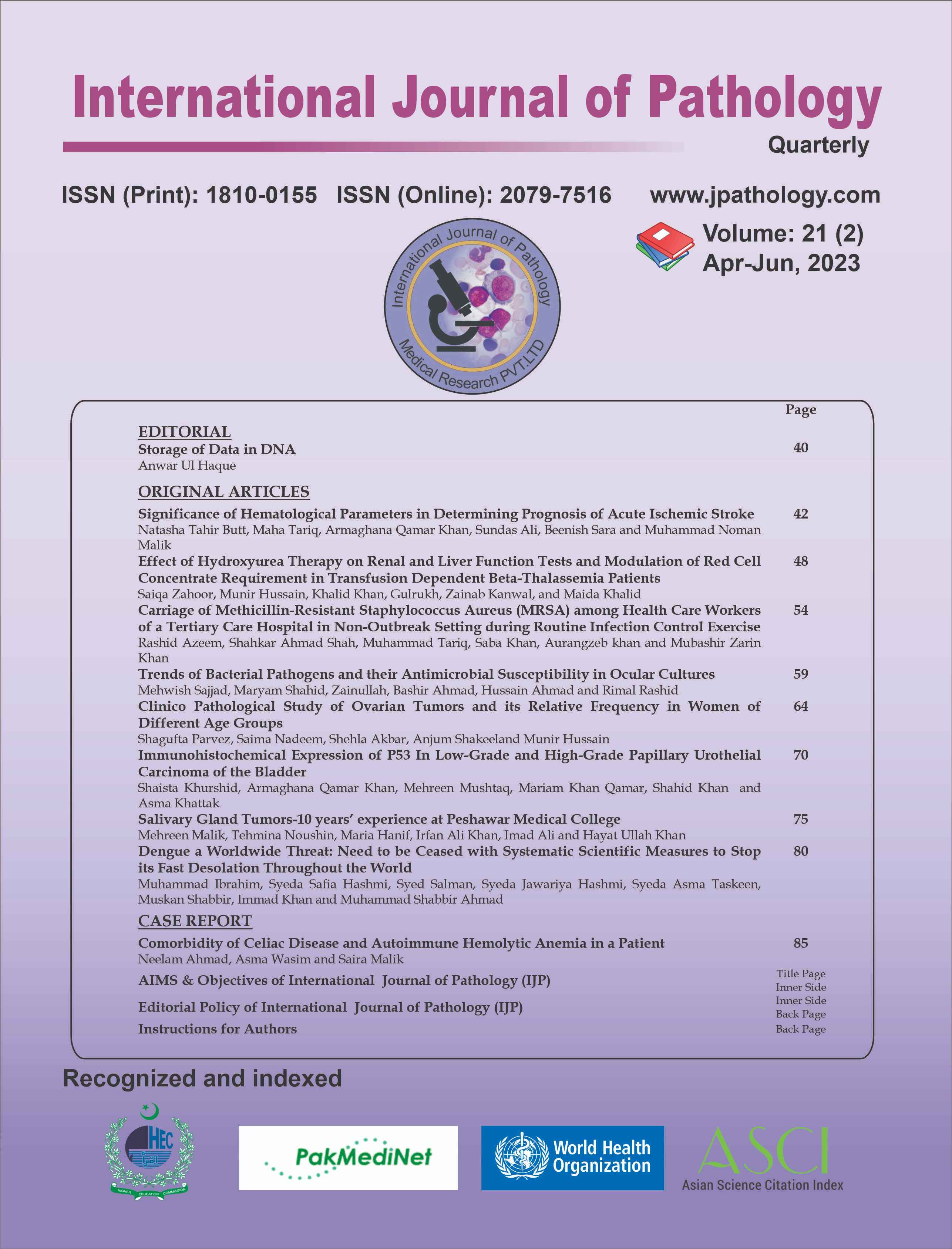 View Volume.21, Issue-2 (Apr-Jun 2023)